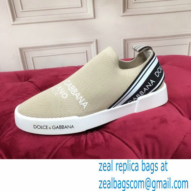 Dolce  &  Gabbana Slip On Sneakers with Logo 05 2021